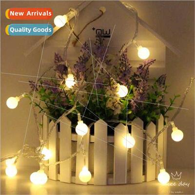 Outdoor camping led orb lights string patio Christmas holida