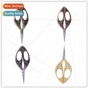 Antique Flower Pattern Vintage Small Scissors Europe Scissor