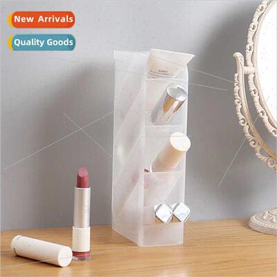 Desktop transparent frosted pen holder Creative slanting mak