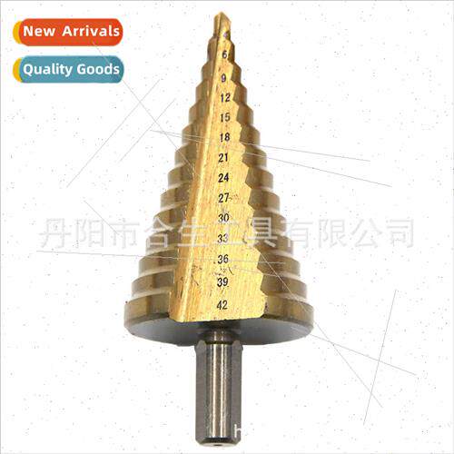 4-42 Triangle Shank  Fluted Pagoda  Tanium Plated Step  Elec