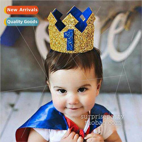Europe Uned States baby boy birthday hat children party crow