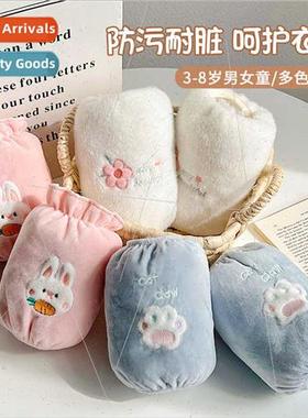 Children sleeves in long winter anti-fouling dirt-resistant