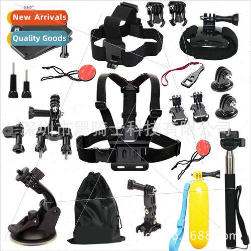 适用gopro11 selfie stick camera kit head strap chest strap w