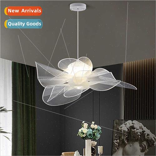 Italian modern art petal chandelier dining room lamp Scandin