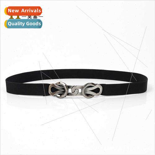 Thin belt ladies fashion accessories elastic elastic dress b