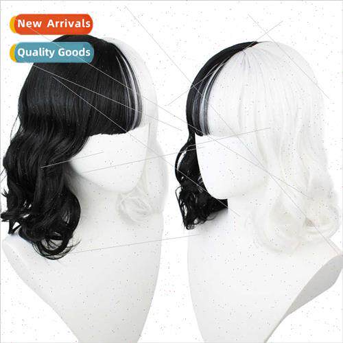 ve Action Movie Cruella de Vil Black Whe Wch Cuella cos wig