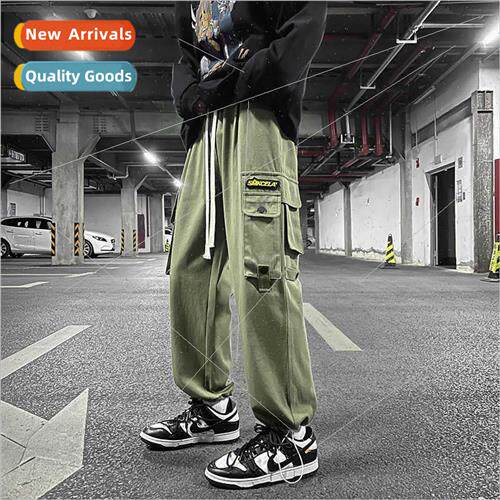 Teenage workwear casual pants men 2022 spring HK Japanese po