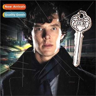 around necklace 221B Sherlock key film mysterious Holmes