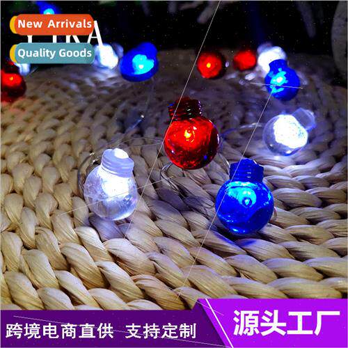 New Independence Day Decoration ght String Cubic Mixed Bulb