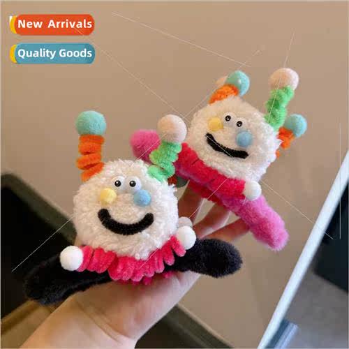 Quirky cute Autumn winter plush scratch clip cartoon colorfu