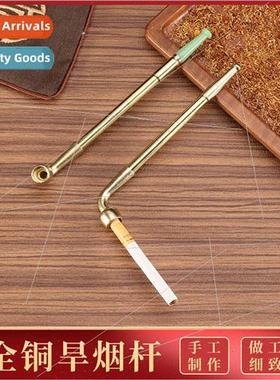 Old mini retractable dry tobacco pole alloy multi-specificat