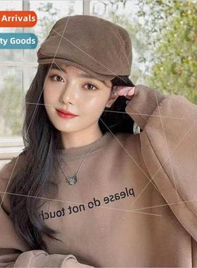 Big head circumference solid color hundred matching warm ber