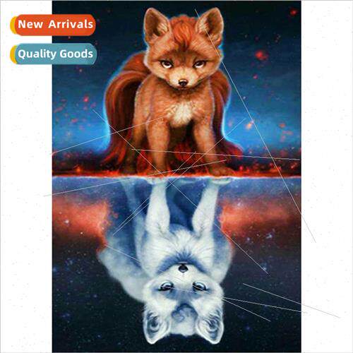 Hand-applied diamond new animal series decorative wall art d
