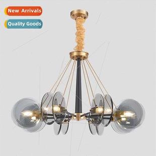 glass living room simple villa chandelier personaly modern