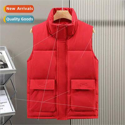 Down cotton vest men class unims work unims printed a variet