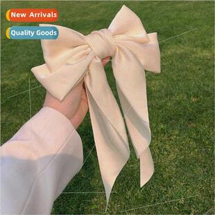 Korea large girl double grade high clips hair bow color Whe