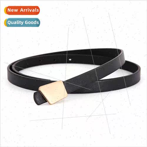 Red whe belt female thin belt female dress decoration small