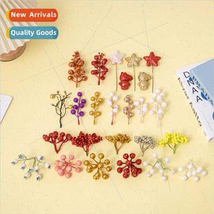 Christmas decorations gold red silver glter simulation fru s