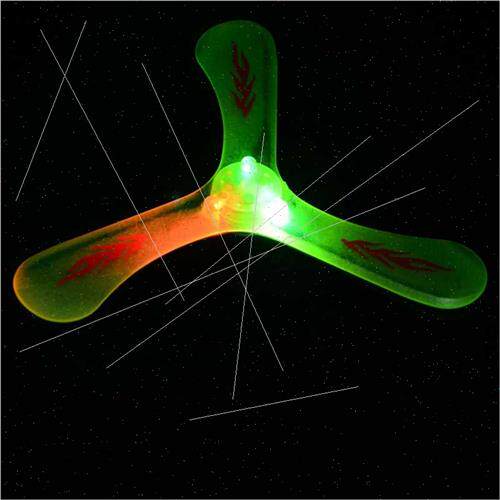 Illuminated triangular boomerang Children Day gift Outdoor s