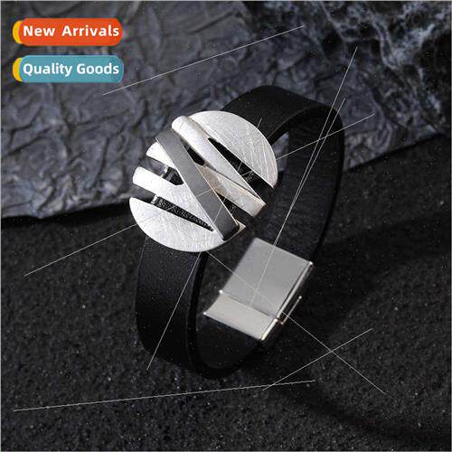 Europe Hollowed Out Brushed Geometric Alloy Jewelry Premium