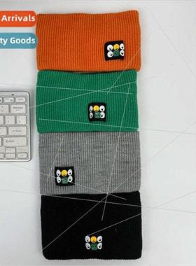 Cartoon expression knted hair bfemale tide warm ear protecti