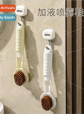 Multi-functional add liquid shoe brush household portable pr