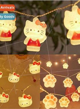 Kty Hello Kty string lights indoor girl heart ins room decor