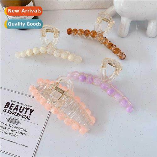 New spring summer Korean colorful bean hair clips female hai
