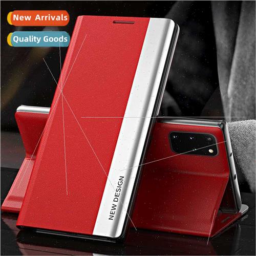 适用Samsung A54 Side Window Leather Case A15 StPhone Case A3