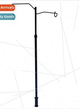 Outdoor stainless steel telescopic lamp holder convenient th