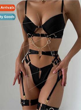 New women pajamas temptation metal buckle intertwined splici