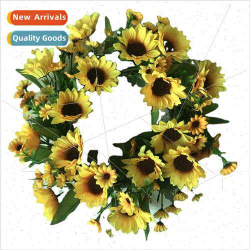 Thanksgiving Decoration Wreath Christmas Sunflower Vine Wrea