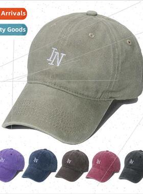 Spring summer new duck tongue cap soft top bent brim sun hat