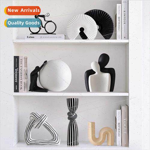 Black Whe Vase Wine Cooler Set Ornament ving Room Entryway S