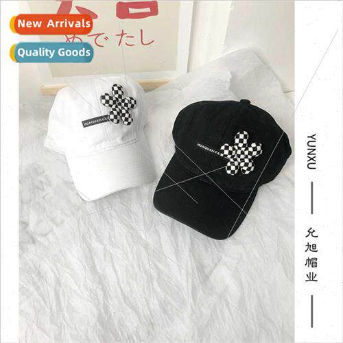 Korea tide checkerboard checkerboard small flower duck tongu