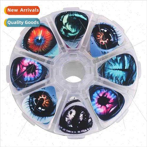 50pcs Colorful Pattern Guar Plectrum Set Musical Instrument
