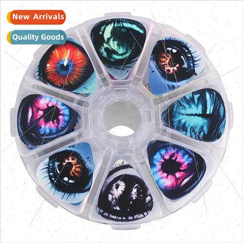 50pcs Colorful Pattern Guar Plectrum Set Musical Instrument