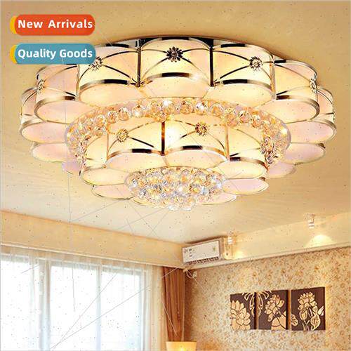xury LED gold living room lamps lanterns round crystal lamp