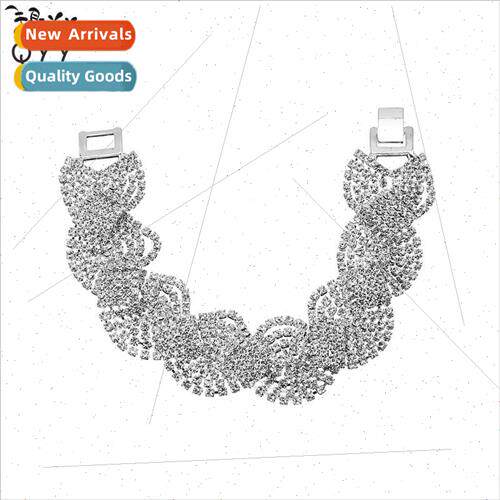 Europe Braided Bracelet  Diamond Encrusted Hand Jewelry Banq