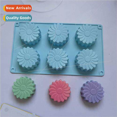 6 Connections Sunflower 118 Cake Pudding Dessert Mold Soap B