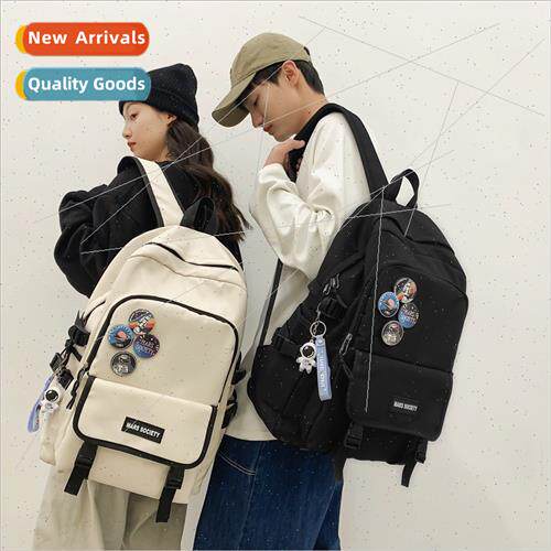 New casual male students large-capacy girls couple shoulder