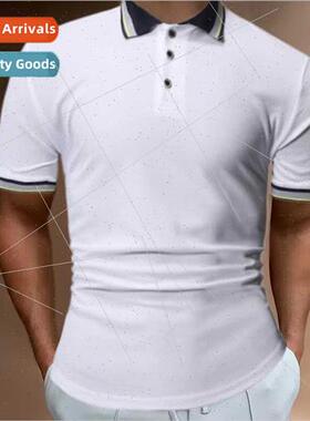 2023 Men casual short-sleeved polo shirt
