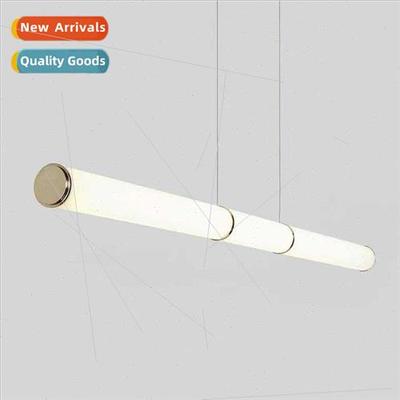 Minimalist long dining room chandelier office bakery Scandin