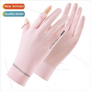 ladies gloves slip Summer ice sunscreen breathable sil thin
