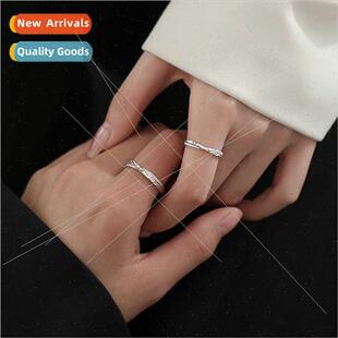 Star Women Index Finger Men Circle Rings Couple Sea Frosted