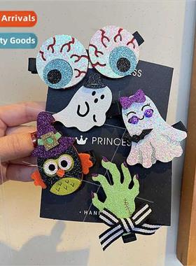 Europe Halloween Day Children Hair Accessories de Clip Pumpk