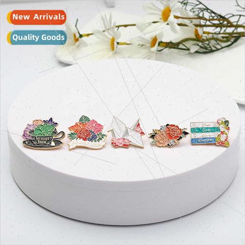 2021 new creative personalized oil drop brooch crab  zinc al