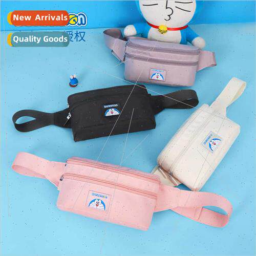 Doraemon embroidery bag female new tide crossbody bag chest