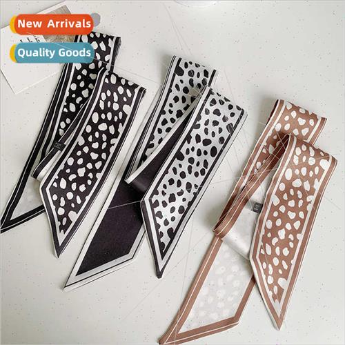Korean elegant personalised long scarf hair ribbon funky leo