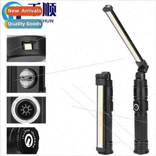 Car service light COB folding work light whe red light alumi